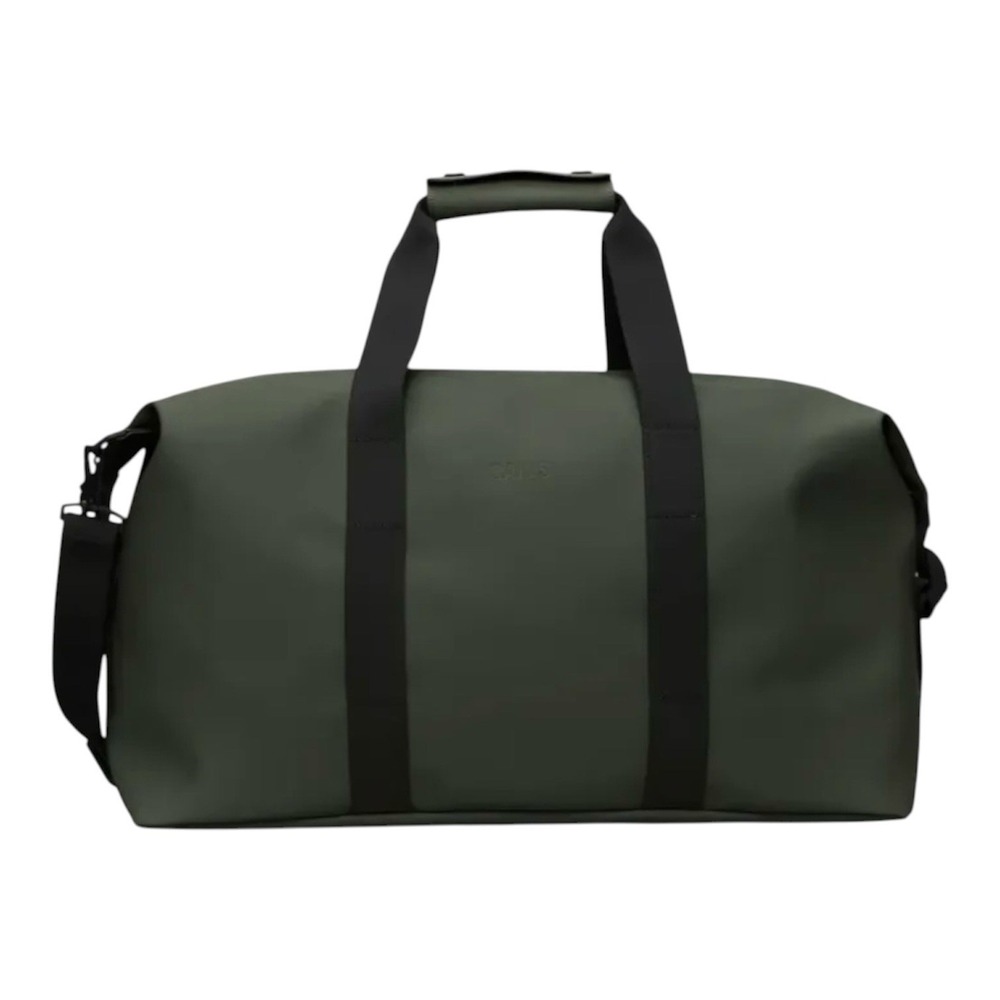Rains Hilo Green Weekend Essential Overnight Travel Duffle Waterproof Bag New